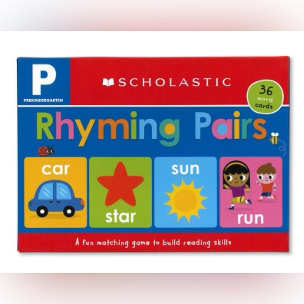 Scholastic Rhyming Pairs Flash Cards